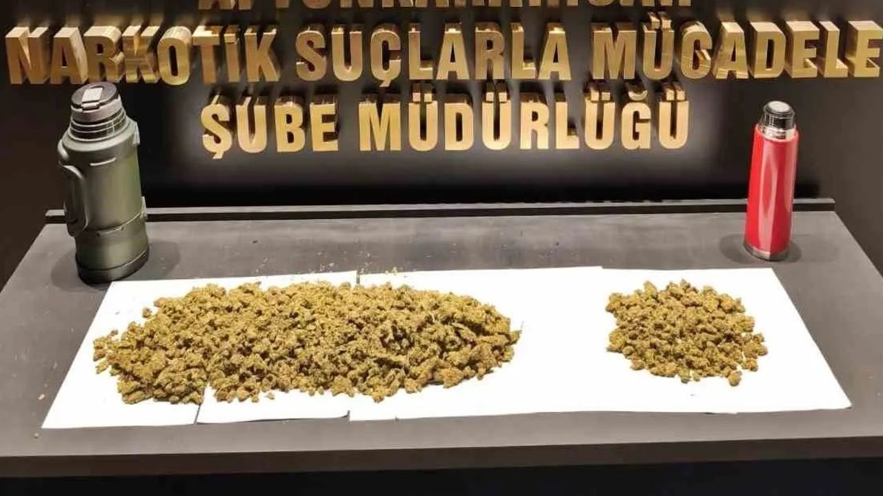 Otobüste gizli paket: 600 gram uyuşturucu yakalandı
