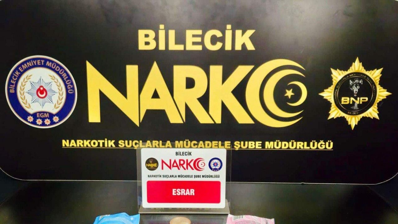 Bilecik’te jandarmadan uyuşturucu baskını