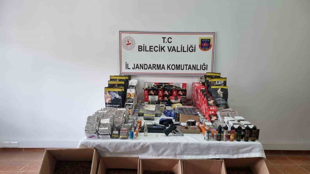 Bilecik’te uyuşturucu ve tütün baskını: Çok sayıda madde ele geçirildi