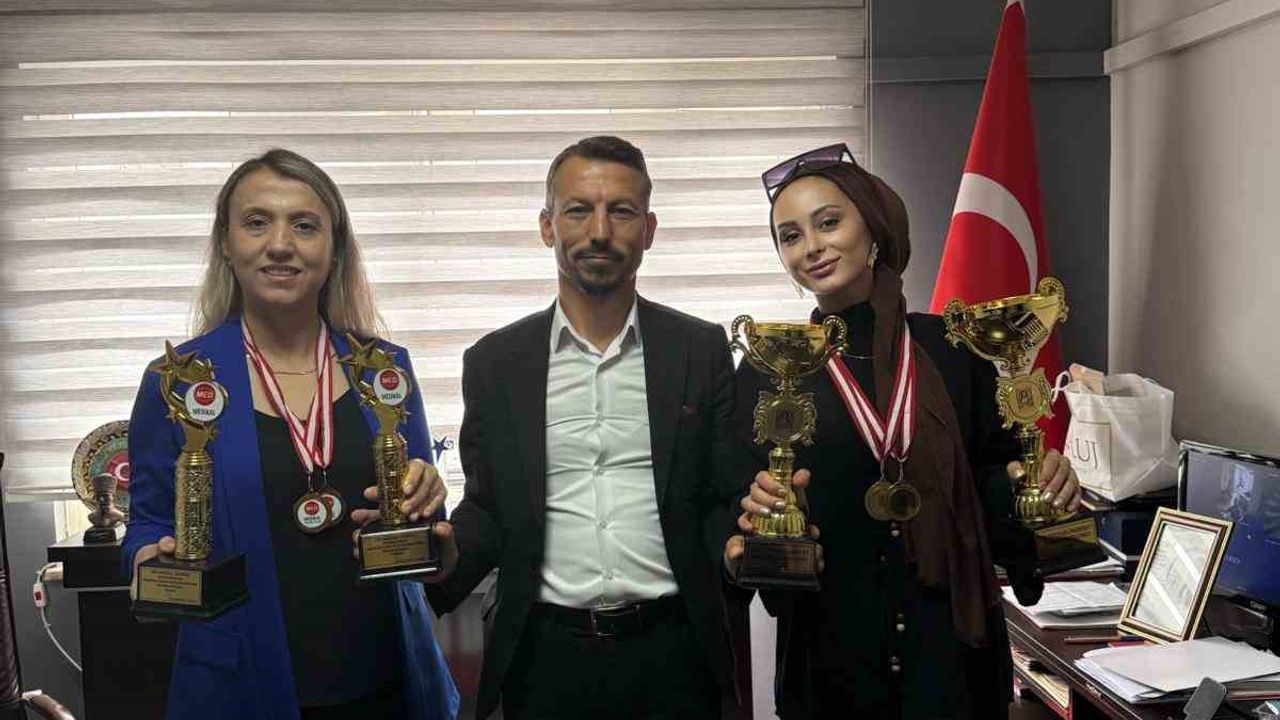 Manisa ekibi kuaförlük yarışmasında 4 kupayla gururlandı