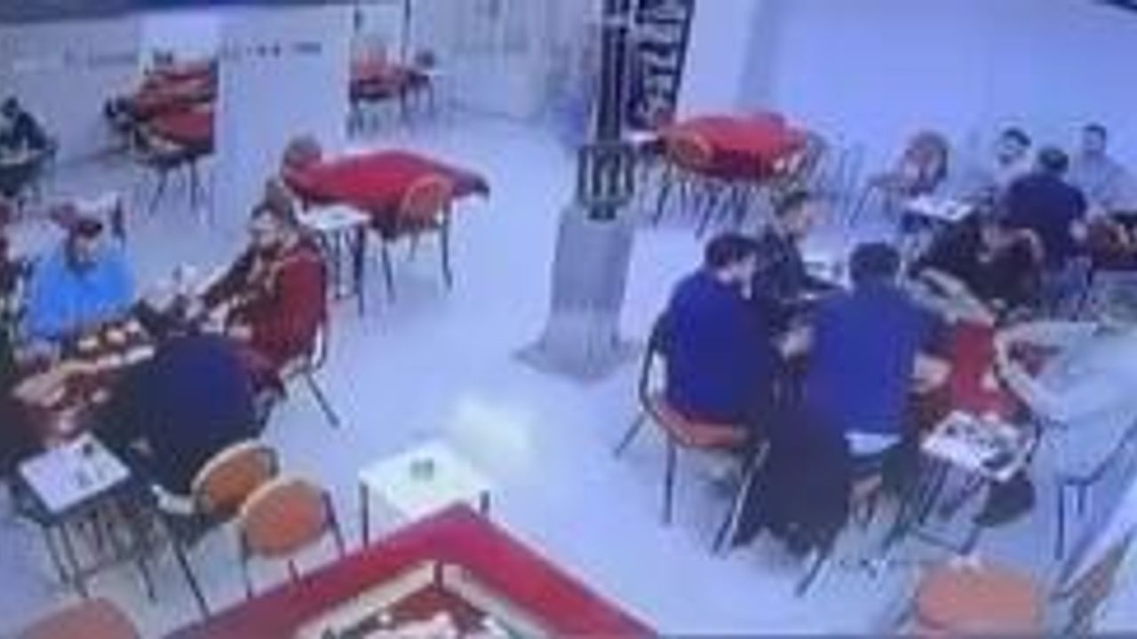 Masada deprem paniği: Okey taşları yerlere saçıldı