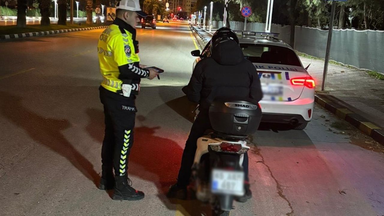 Motosiklet sürücülerine sıkı denetim: Çok sayıda ceza kesildi