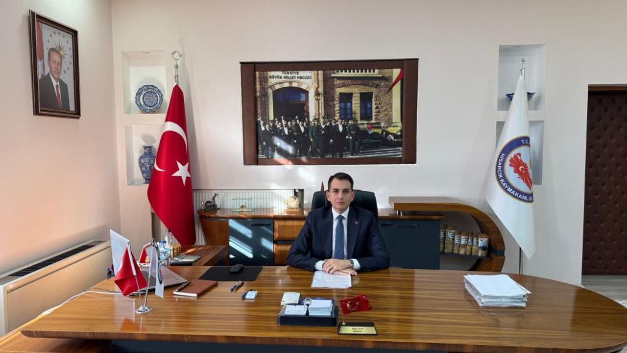 Hisarcık'ta kaymakam Erkan Atam görevine başladı
