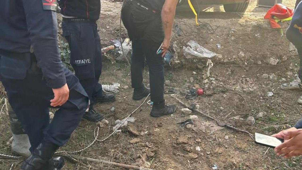 Nar toplamak isterken 10 metrelik kuyuya düştü