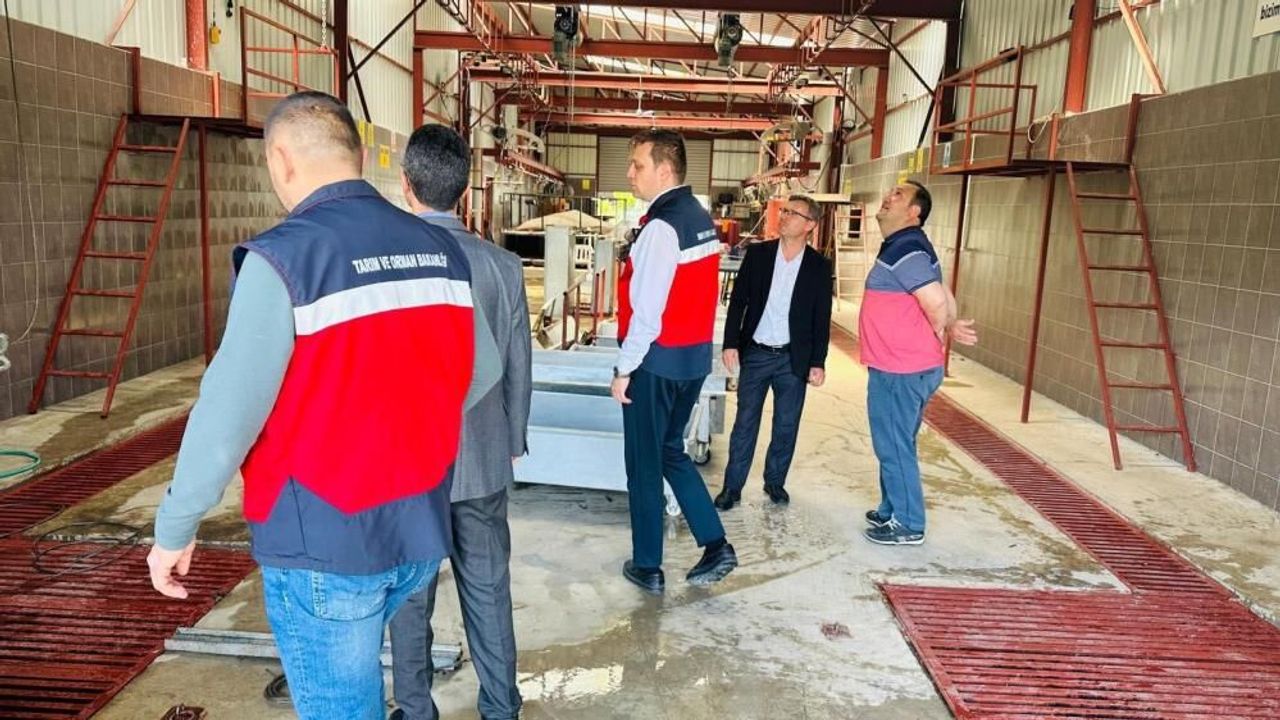 Gediz'de kurban kesim alanlarında denetimler sürüyor