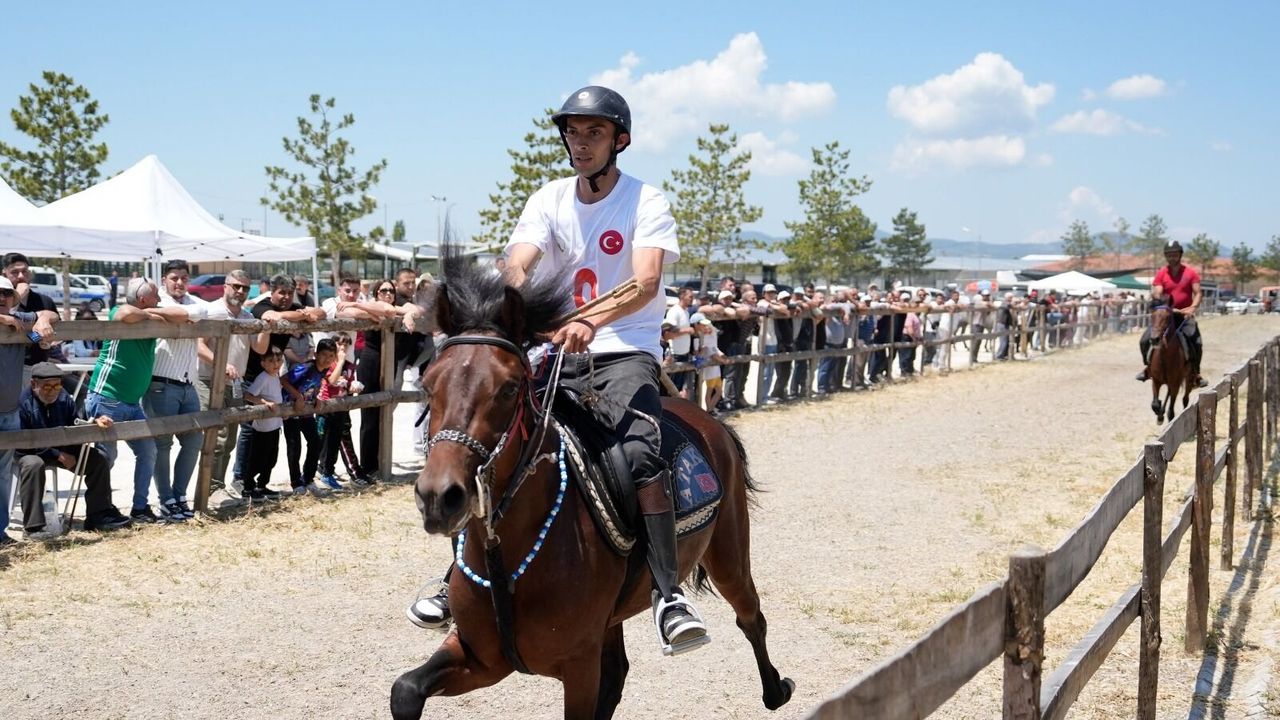 15 İlden 96 At Tavşanlı'da Yarıştı, Heyecan Zirveye Çıktı