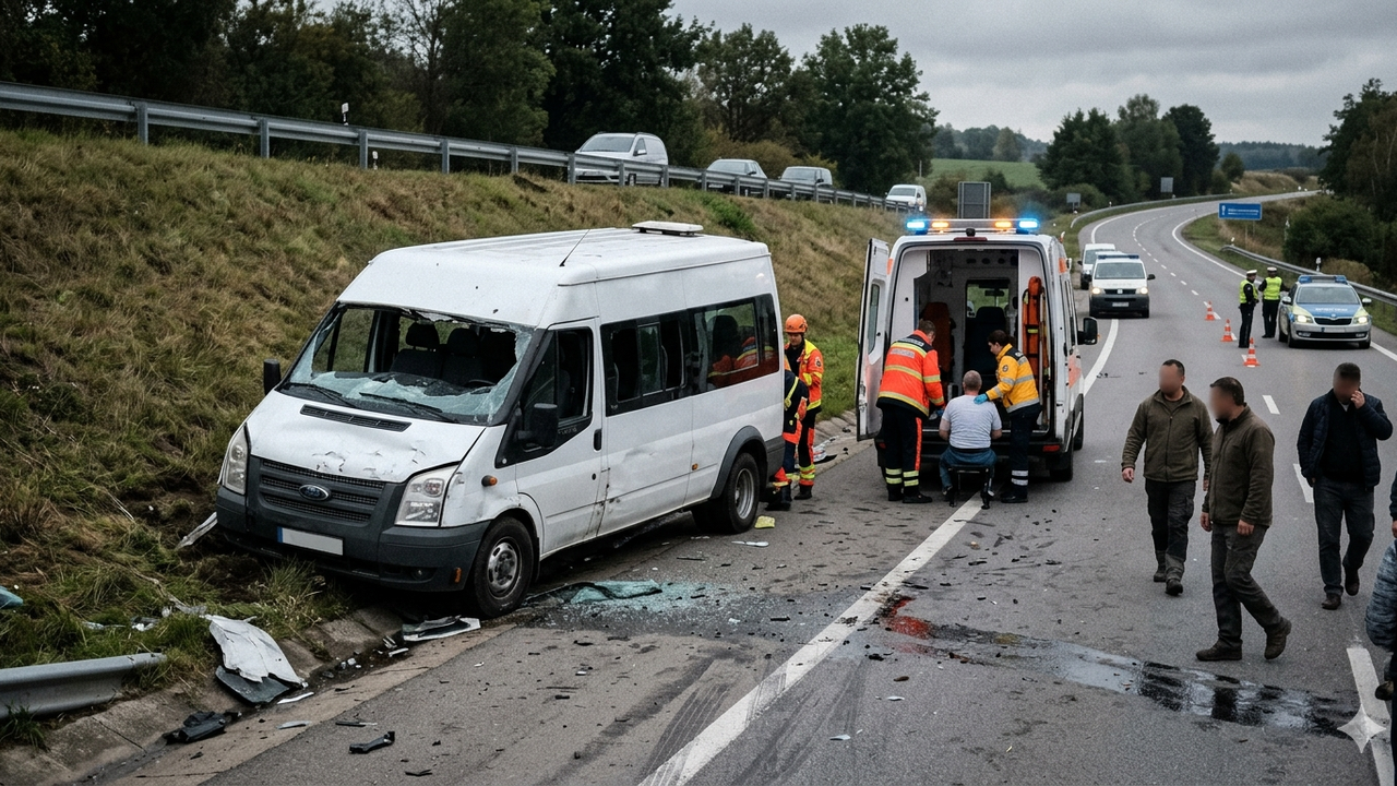 Kütahya'da kavşak karıştı: 4 işçi yaralandı
