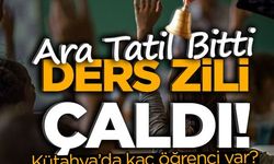Kütahya’da zil çaldı: Öğrenciler tatilin ardından sıralara döndü!