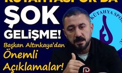 Kütahyaspor'da Şok Gelişme! Başkan Altınkaya'dan önemli açıklamalar