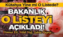 Kütahya Yine mi O Listede? Domuz Eti, Hileli Yağ, Sahte Peynir…