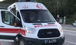 Devrilen Bisiklet Sürücüsünü Yaraladı