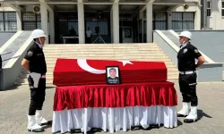 Kalp krizinden hayatını kaybeden polis memuru törenle uğurlandı