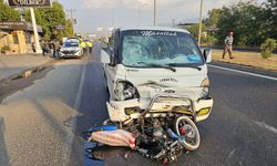 Kamyonetle çarpışan motosikletin sürücüsü öldü
