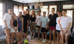 Kadın basketbol takımı forma girmeye hazır