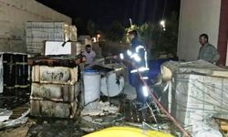 Kütahya'da korkutan yangın: İş yerinin deposu cehenneme döndü
