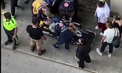 Yola Fırlayan Çocuğa Motosiklet Çarptı, Hastaneye Kaldırıldı