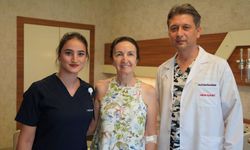 Bağırsağındaki kitleden ameliyatsız kurtulup yaşama döndü