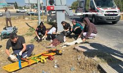 Kütahya'da genç kadına tren çarptı