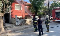 Son dakika: Kütahya'daki ev alev alev yandı