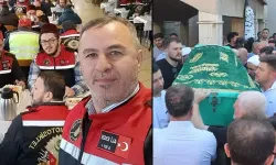 Motosiklet kazasında ölen oğlunun namazını kıldırdı