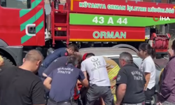 Kütahya Orman Arazözü ile Otomobil Çarpıştı