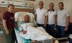 Orman yangınında yaralanan işçinin tedavisi sürüyor