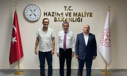 Tavşanlı Belediye Başkanı Derin, bakan yardımcısı Cantimur'u ziyaret etti