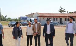 Kütahya'da futbol ve atletizm sahasında çalışmalar sürüyor