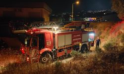 Park halindeki araç kül oldu