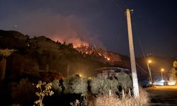 Yangına Karadan Müdahale Sürüyor