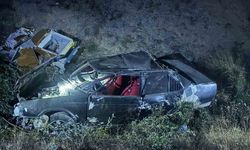 Bilecik’te feci kaza: Otomobil şarampole indi