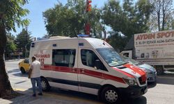 Karşıya geçmek isteyen yayaya motosiklet çarptı