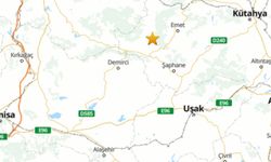 Kütahya'da Deprem Oldu! Son Dakika