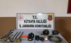 Kütahya'da kaçak kazı hüsranla bitti