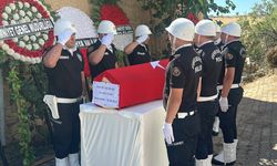 Kütahya'da hayatını kaybeden polis memleketinde son yolculuğuna uğurlandı