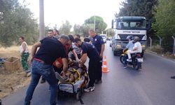 Otomobiliyle elektrik direğine çarptı: 1 yaralı