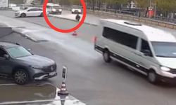 Araçlar çarpıştı, yayalar ölümden böyle döndü