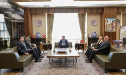 Yeni kaymakamlar görev öncesi Vali Musa Işın’ı ziyaret etti