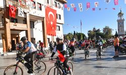 Cumhuriyet coşkusu pedallarla yaşandı