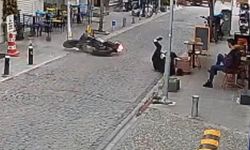 Kediye çarpmaktan kaçarken kaza yaptı