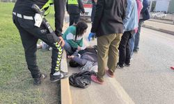 Tehlikeli çekme sonucu kaza: Motosiklet sürücüsü yaralandı