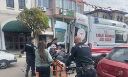 Yaşlı adam cadde üzerinde yürürken yere yığıldı