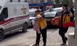 Cami avlusunda bebek bulundu
