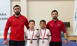 Tavşanlı’nın Minik Güreşçilerinden Bursa’da Çifte Madalya