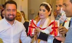 Düğünde takılan hediye görenleri şaşkına çevirdi