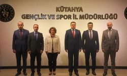 Kütahya Valisi Işın'dan, Gençlik ve Spor İl Müdürlüğü'ne ziyaret