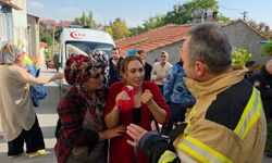 Kütahya'da anne, evlatlarını yangından böyle kurtardı: ''Büyük kahramanlık''