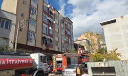 6 katlı apartman alevler içinde kaldı