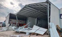 Fabrika olarak kullanılan kaçak yapılar yıkıldı