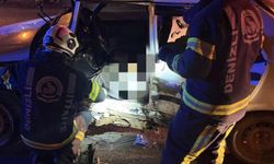Otomobil ve kamyonet çarpıştı: 1 ölü